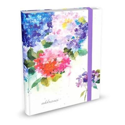 Afbeelding van Adresboek A5 Peter Pauper Hydrangeas groot