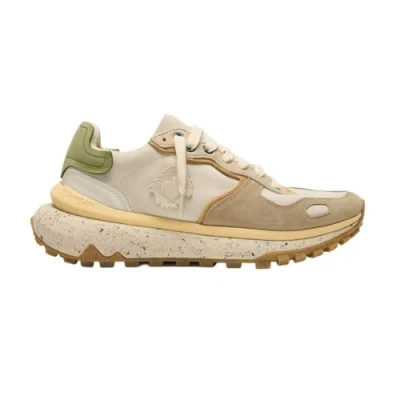 Afbeelding van Satorisan Chacrona Metta Premium Ul Casual Sneakers Mannen Vintage Leer Kleur Chantilly Cream Maat 46