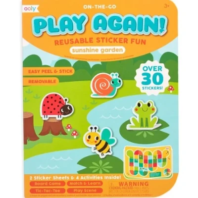 Afbeelding van Ooly herbruikbare stickerspelletjes dieren in de tuin