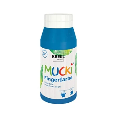 Afbeelding van KREUL 90768 Textielmarker medium, blauw, met grote ongevoelige vezelpunt, lijndikte ca. 2 tot 4 mm, textielverfstift voor lichte stoffen en textiel