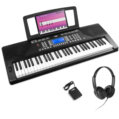 Afbeelding van MAX Rhapsody61P keyboard set met sustainpedaal en koptelefoon 61
