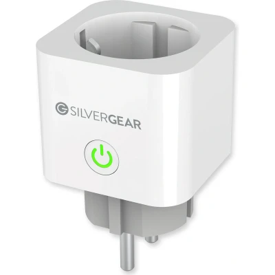 Afbeelding van Silvergear Slimme WiFi Stekker Timer, Schakelaar &amp; Energiemeter x1