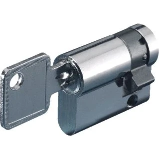 Afbeelding van Rittal enkele profielcilinder 40 mm per gesloten opdracht met 3 identieke sleutels slot verpakt 2 stuks 9785042