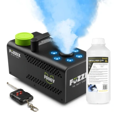 Afbeelding van Fuzzix F506V rookmachine inclusief 1L rookvloeistof Met 6 RGB LED’s