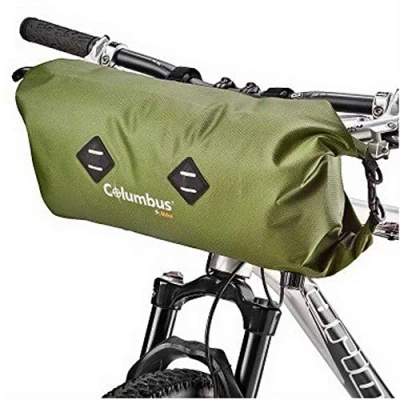 Afbeelding van Columbus droge stuurtas 9LT fietsaccessoires, unisex volwassenen, kaki (beige), 9 l
