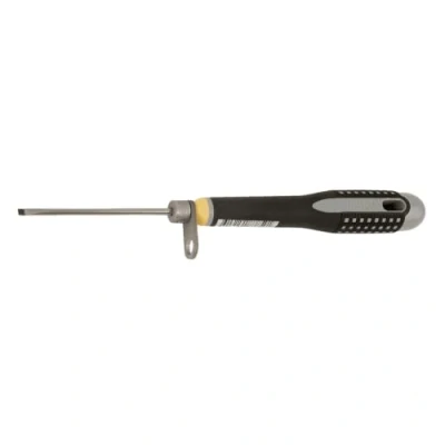 Afbeelding van Bahco Schroevendraaier ERGO™ met veiligheidsring driecomponentengreep rechte punt gleuf 0 8 mm x 4 100 TAHBE 8040