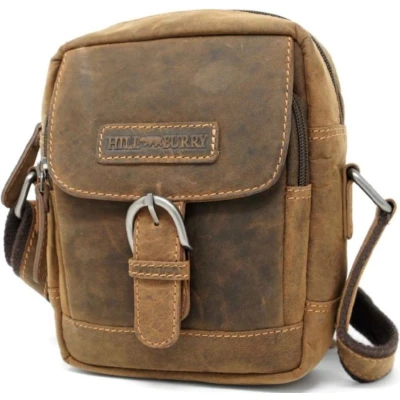 Afbeelding van Hillburry HT 05 Leren schoudertas Crossbody klein formaat (bxhxd) ca. 15cm x 19cm 5,5cm