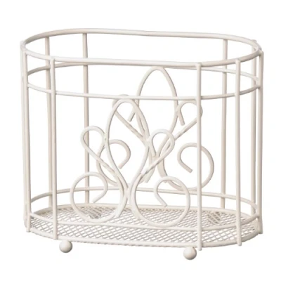 Afbeelding van Premier Housewares 508287 De Lis Gebruiksvoorwerp Houder Crème, H15 x B19 D10cm