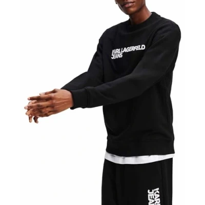Afbeelding van Karl Lagerfeld Jeans Essential LOGO Sweater, Heren, Maat: XS, Black