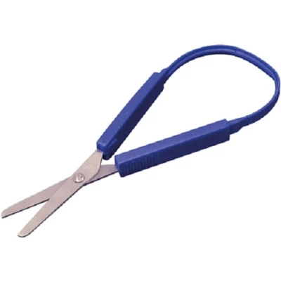 Afbeelding van Aidapt easy grip lusschaar blauw