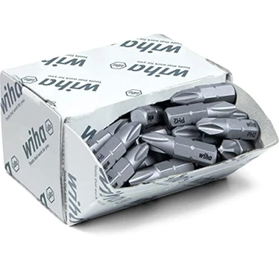 Afbeelding van Wiha Bitset Standard 25 mm Phillips (PH2) 50 delig 1/4 in grootverpakk