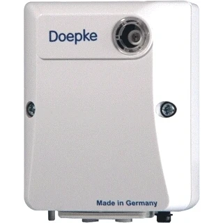 Afbeelding van Doepke schemerschakelaar lichtsensor ingebouwd 1 maakcontact 4000w opbouw ip54 inschakelvertr 10sec kunststof ral9003 09 500 042