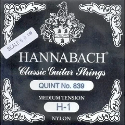 Afbeelding van Hannabach 839 mt Klassieke zwarte complete set