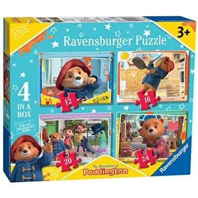 Afbeelding van Ravensburger The Adventures of Paddington Gifts Legpuzzels voor kinderen vanaf 3 jaar 10 cm doos (12, 16, 20, 24 stuks)