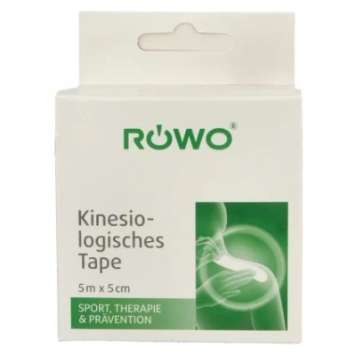 Afbeelding van Rowo Kinesiotape Zwart 5cmx5m, 1 stuks