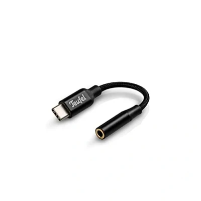 Afbeelding van Adapter voor USB C naar koptelefoonaansluiting, Zwart