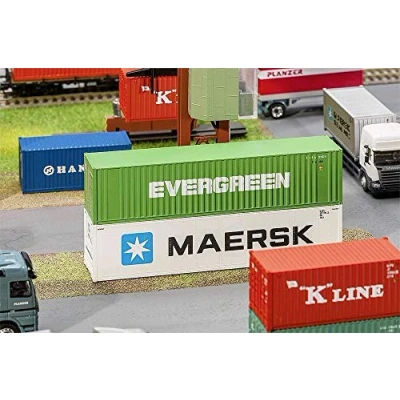 Afbeelding van Faller 40&#039; Hi Cube Container EVERGREEN modelbouwsets, hobbybouwspeelgoed voor kinderen, modelverf en accessoires