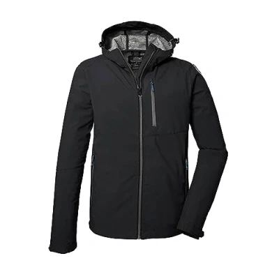 Afbeelding van killtec Heren Softshelljas/outdoorjas met capuchon KOS 259 MN SFTSHLL JCKT, black, XL, 41367 000