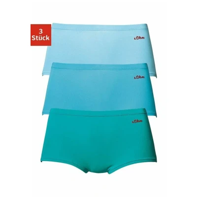 Afbeelding van s.Oliver RED LABEL Beachwear Hipster elastische katoenkwaliteit (set, 3 stuks)