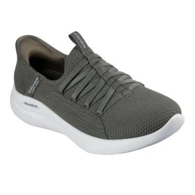 Afbeelding van Skechers Slip Ins Relaxed Fit Sport Ballet Chic Damessneakers, olijfgroen, 40 EU