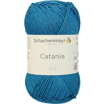 Afbeelding van Schachenmayr Catania 9801210 00400 Handbreigaren, haakgaren, 100% katoen, ocean (11,5 x 5,2 6 cm)