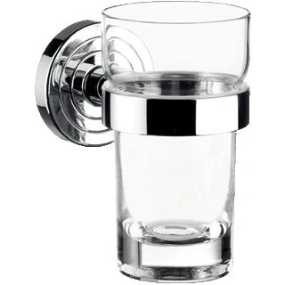 Afbeelding van Emco polo glashouder enkel kristalglas 072000100