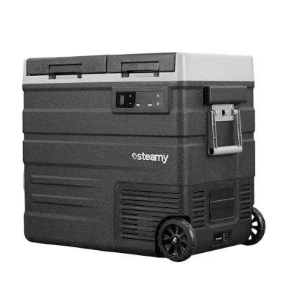 Afbeelding van Steamy E Dual Zone Roller Elektrische Compressor Koelbox Op Wielen (57 liter)