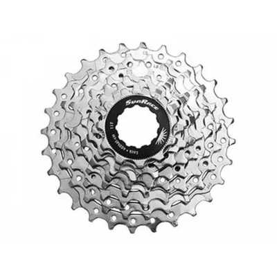 Afbeelding van Sunrace 8 speed cassette 12 25 tands BikeTotaal.nl Grijs