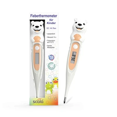 Afbeelding van scala SC 44 flex Speed IJsbeer digitale koortsthermometer voor kinderen en baby&#039;s, zachte snelle meting van de lichaamstemperatuur