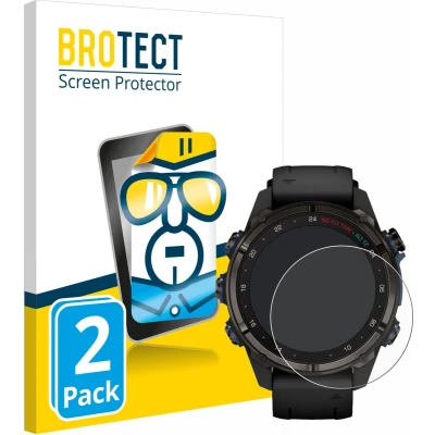 Afbeelding van BROTECT (2 Stuks) Schermbeschermer voor Garmin Descent Mk3i (43 mm) Screen Protector Transparant