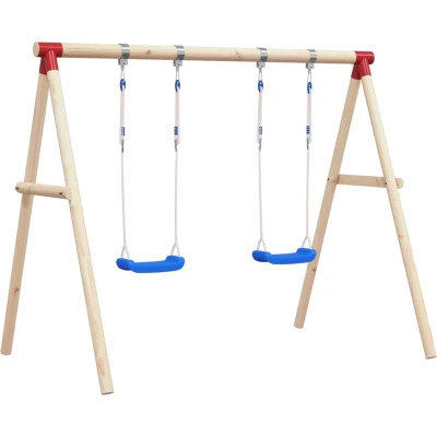 Afbeelding van Schommelset Met 2 Zitjes 38X16 Cm Polyetheen Blauw