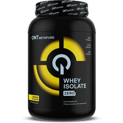 Afbeelding van QNT Metapure Whey Protein Isolate 908 gram Banana