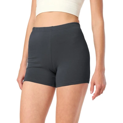 Afbeelding van Merry Style MS MS10 283 LE Dames Leggings Sport Vrijetijdsbroek Kort Viscose Sporbroek Yogabroek Grafiet M