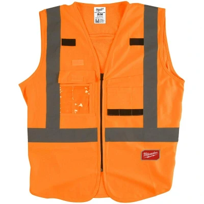 Afbeelding van Hi Vis Veiligheidshesje Klasse 2 Oranje S/M 1 Stuk