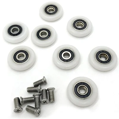 Afbeelding van 8 Sets 19mm Douchedeur Wielen Rollers Runners door YuanQian