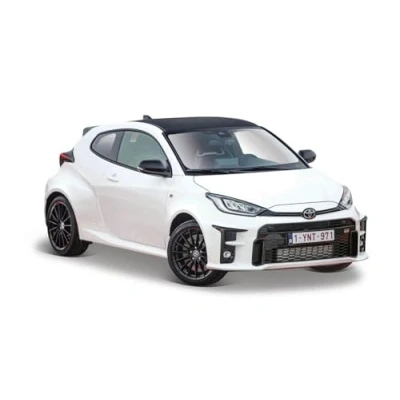 Afbeelding van Maisto Toyota GR Yaris (2021): modelauto op schaal 1:24, beweegbare deuren, wit (532909)