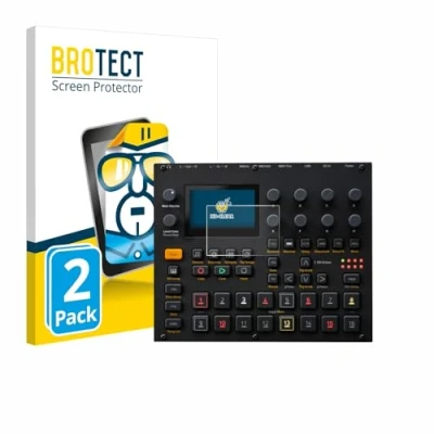 Afbeelding van BROTECT (2 Stuks) Schermbeschermer voor Elektron Digitakt II Screen Protector Transparant
