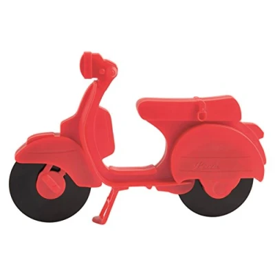 Afbeelding van Excelsa Scooter Pizzasnijder, roestvrij staal, rood