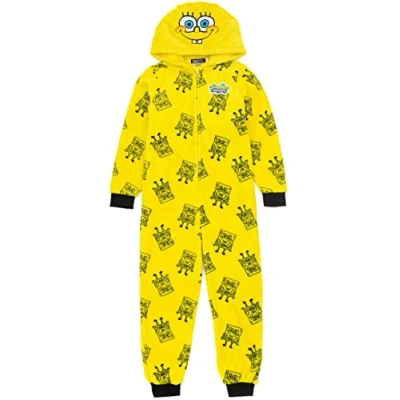 Afbeelding van SpongeBob SquarePants Onesie Kinderen gele Karakter Pyjama&#039;s