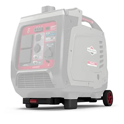 Afbeelding van Briggs &amp; Stratton Wielset 6861, geschikt voor P2400 benzine omvormer generator, inclusief wielen en telescopische handgreep