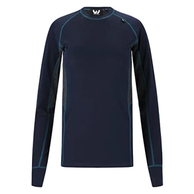 Afbeelding van Whistler Baselayer Longsleeve, Dames, Maat: 38, Navy blazer