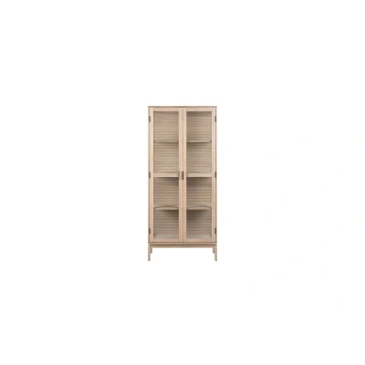 Afbeelding van Hip District Vitrinekast Rikke Naturel 180x80cm