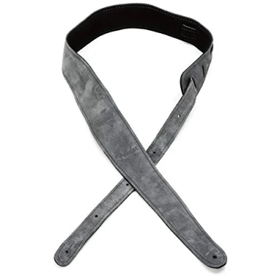 Afbeelding van Fender 2&quot; Reversible Suede Strap Black/Gray Gitaarband