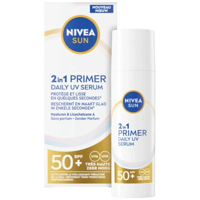 Afbeelding van Nivea Sun 2in1 Primer Daily UV Serum SPF50+