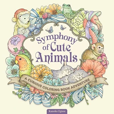 Afbeelding van Symphony of Cute Animals: A Curious Coloring Book Adventure