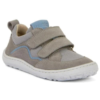 Afbeelding van Froddo Barefoot BASE Unisex Babyschoenen voor kinderen, Maat: 34, Grey Leer en textiel