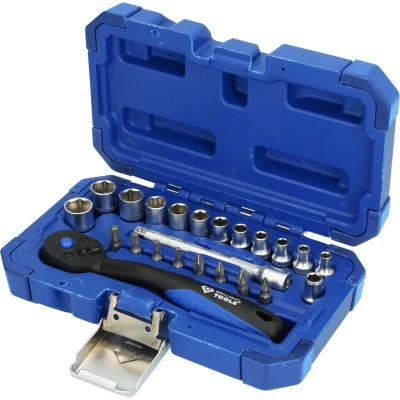 Afbeelding van KS TOOLS BT020023 Doppenset 1/4 Vierkant