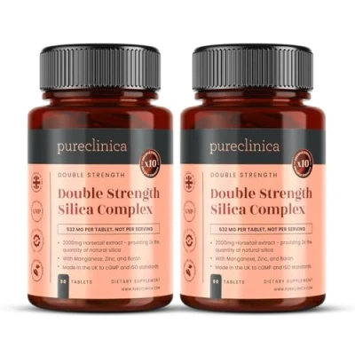 Afbeelding van Silica Complex met Dubbele Sterkte 6 maanden voorraad! (500 mg Heermoes extract x 90 tabletten) SKU: SIL90x2