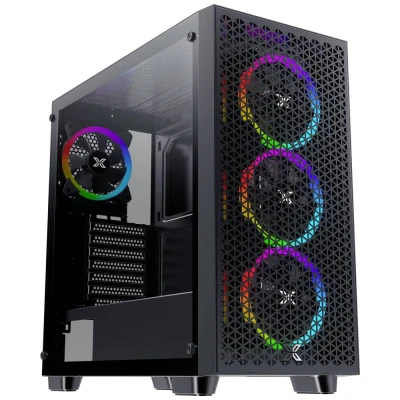 Afbeelding van Xigmatek Gaming G Pro Midi tower behuizing Zwart Zijvenster