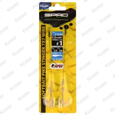 Afbeelding van Spro Softbait Pike Stinger 7x7 12cm (2stuks)
